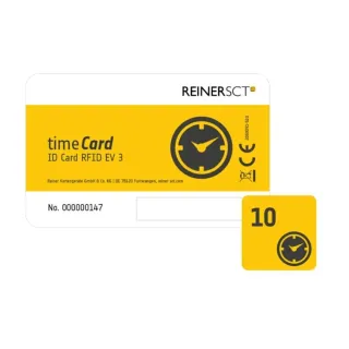 Reiner SCT Carte RFID timeCard Premium 10 Pièce-s