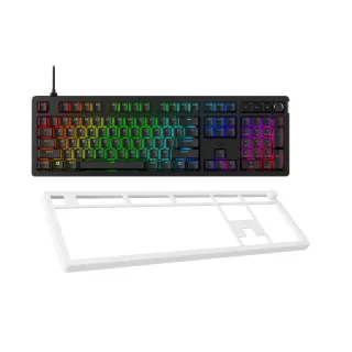 HyperX Clavier de gaming Alloy Rise + Top Plate blanc