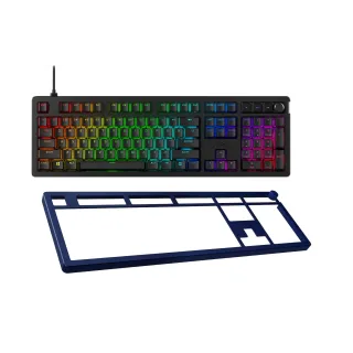 HyperX Clavier de gaming Alloy Rise + Top Plate bleu marine