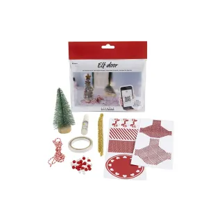 Creativ Company Mini ustensiles Porte des lutins Arbre de Noël et cadeaux