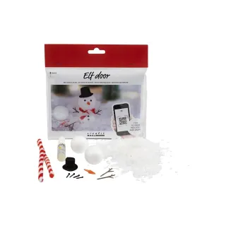 Creativ Company Mini ustensiles Porte des elfes - porte des lutins Scène Bonhomme de neige