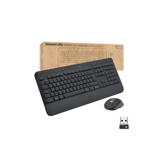 Logitech Ensemble clavier-souris MK650 Combo for Business Mise en page US