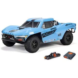 Arrma Short Course Truck Fury Mega 550 2WD, 1:10, RTR, bleu