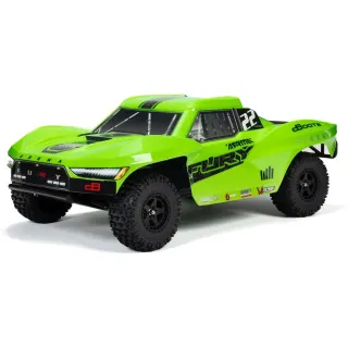 Arrma Short Course Truck Fury Mega 550 2WD, 1:10, ARTR, Vert