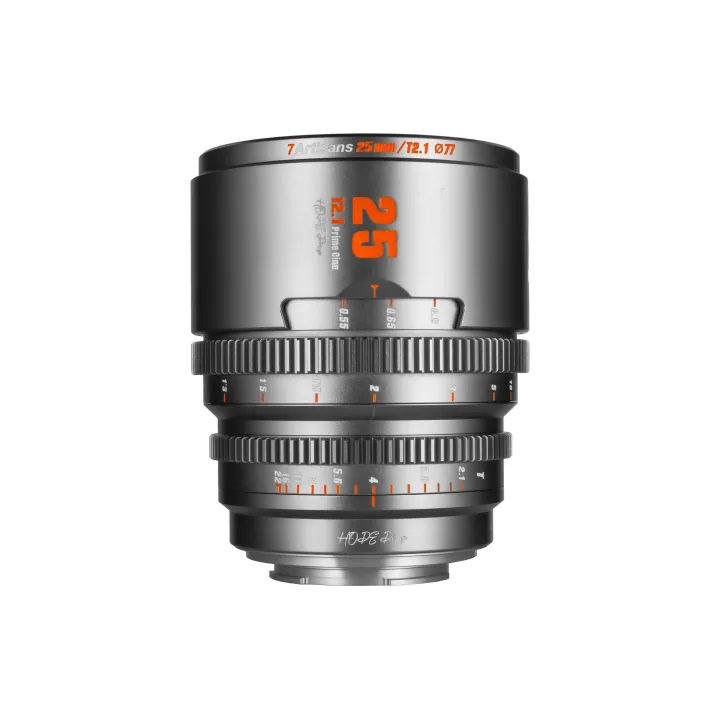 7Artisans Longueur focale fixe 25mm T-2.1 – Sony E-Mount