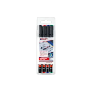 edding Stylo à feuilles Permanent Pen 142 M, 4-set