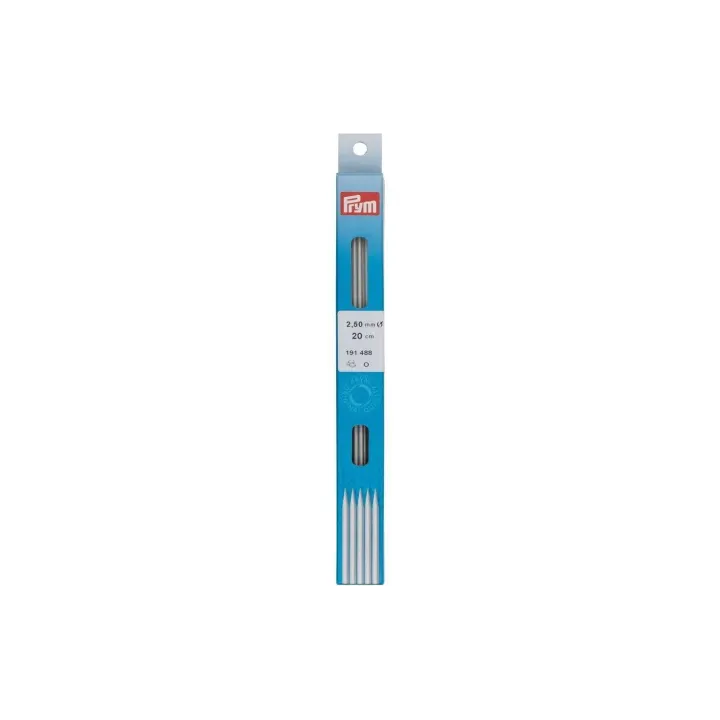 Prym Aiguilles à tricoter pour bas O 2,5 mm x 20 cm