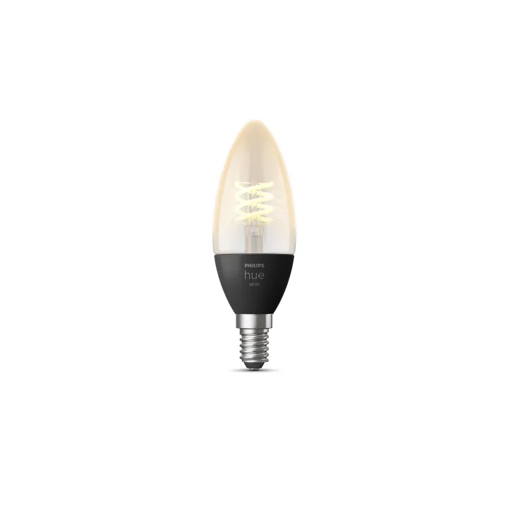 Philips Hue Ampoule White E14 Bougie en pack individuel Filament 300 lm