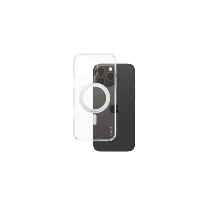 CARE Coque arrière Feature Kickstand iPhone 16 Pro Max Argent