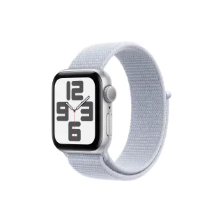 Apple Watch SE 2024 40 mm GPS Silver Blue Cloud Sport Loop