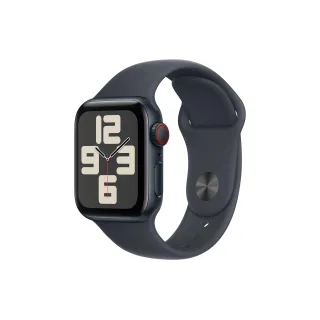 Apple Watch SE 2024 40 mm LTE Alu Sport Mitternacht S-M