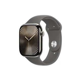 Apple Watch Series 10 46 mm LTE Natural Titanium Sport Gris S-M