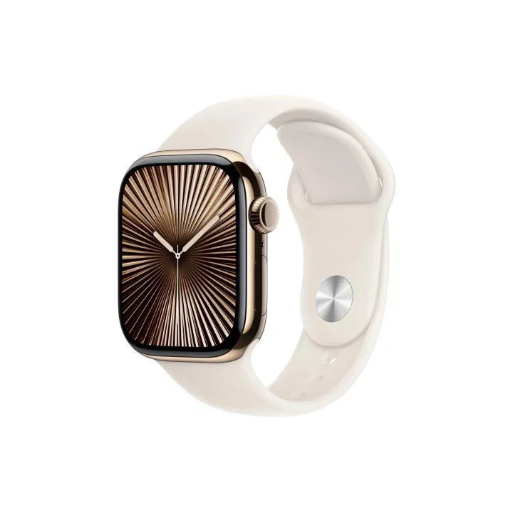 Apple Watch Series 10 42 mm LTE Titanium Rosegold Sport Blanc S-M