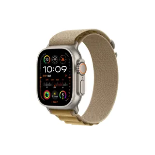 Apple Watch Ultra 2 Natural Titanium Alpine Loop Tan Moyen