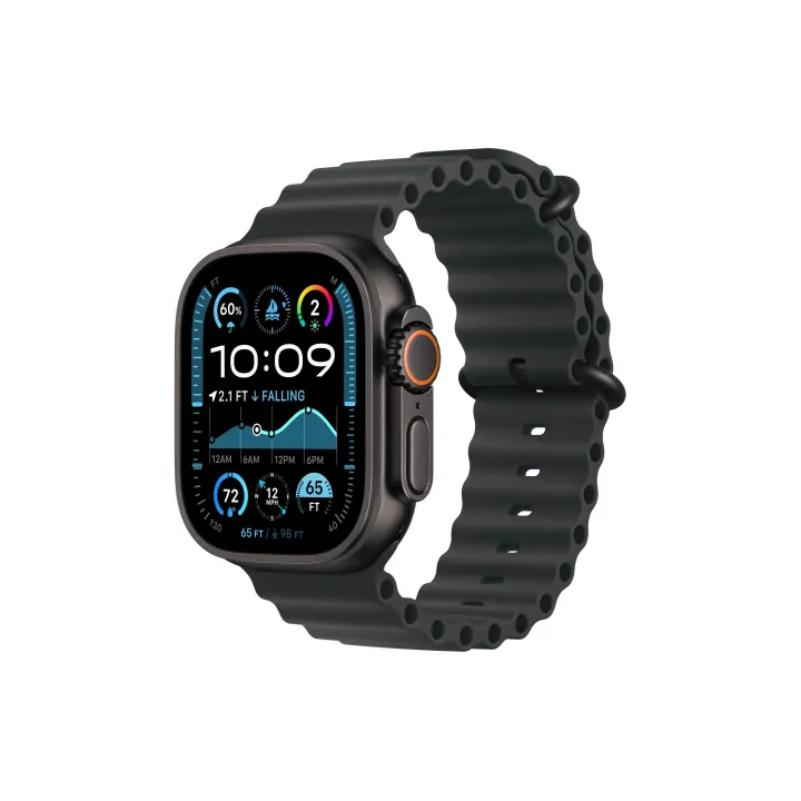 Apple Watch Ultra 2 Black Titanium Ocean Band Noir