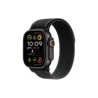 Apple Watch Ultra 2 Black Titanium Trail Loop Noir S-M