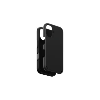 CARE Coque arrière Feature Double Defense iPhone 16 Noir