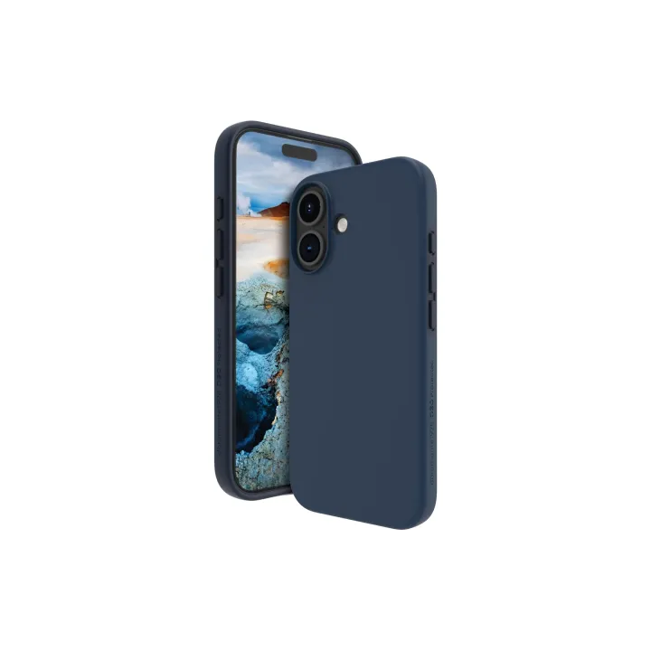 dbramante1928 Coque arrière Iceland Ultra D3O iPhone 16 Bleu