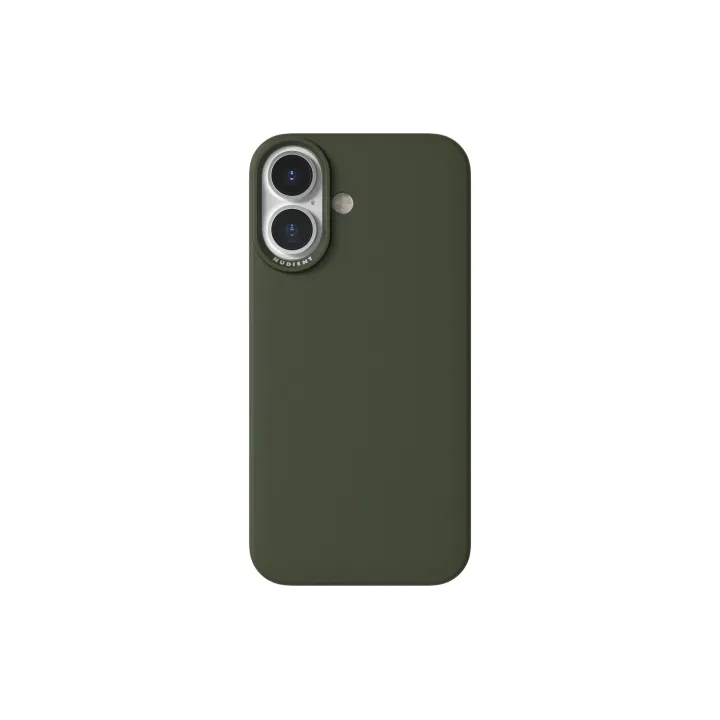 Nudient Coque arrière Thin Case Magsafe iPhone 16 Pine Green