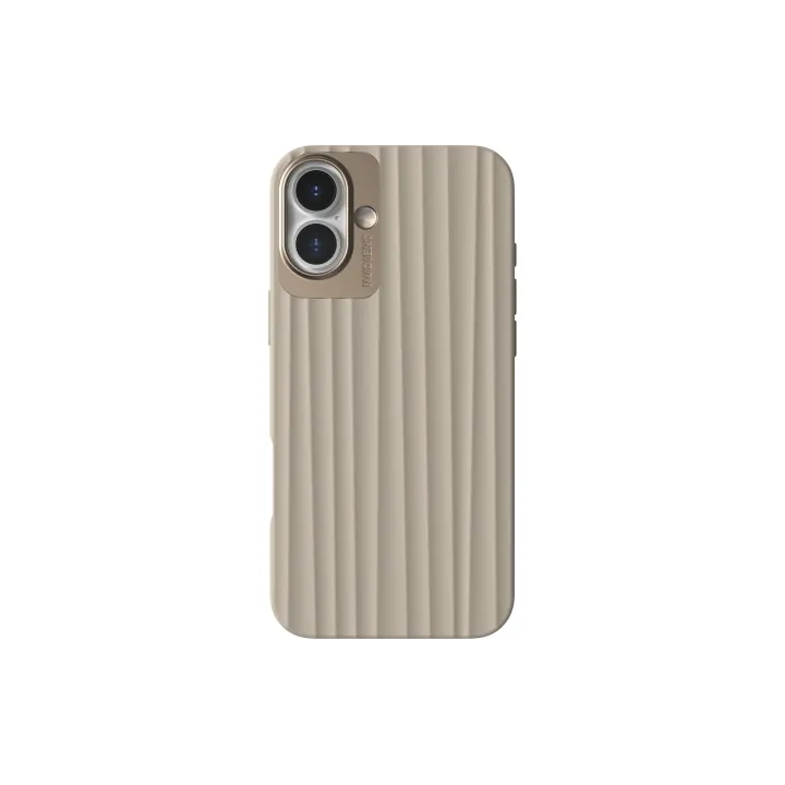 Nudient Coque arrière Bold MagSafe iPhone 16 Plus Linen Beige