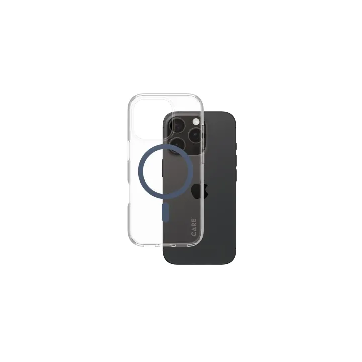 CARE Coque arrière Flagship iPhone 16 Pro Bleu