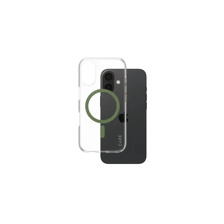 CARE Coque arrière Flagship iPhone 16 Vert