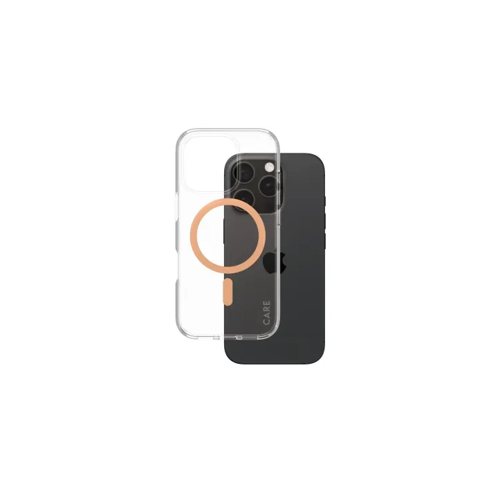 CARE Coque arrière Flagship iPhone 16 Pro Peachy