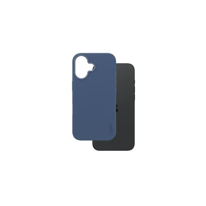 CARE Coque arrière Fashion iPhone 16 Bleu