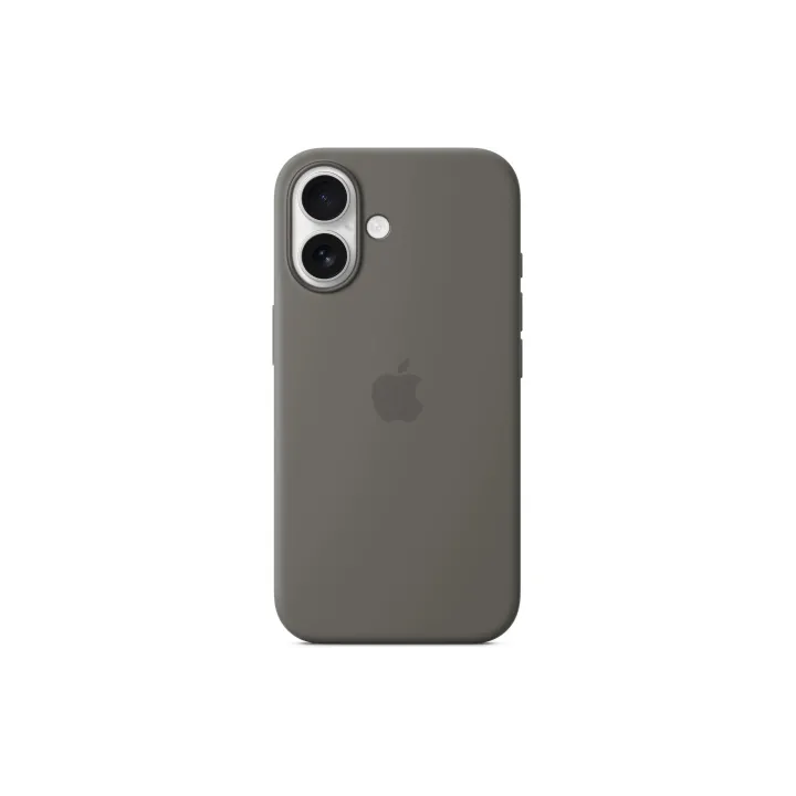 Apple Silicone Case avec MagSafe iPhone 16 Gris pierre