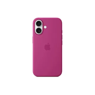 Apple Silicone Case avec MagSafe iPhone 16 Fuchsia