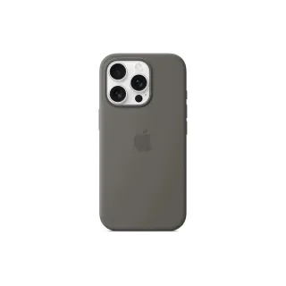 Apple Silicone Case avec MagSafe iPhone 16 Pro Gris pierre