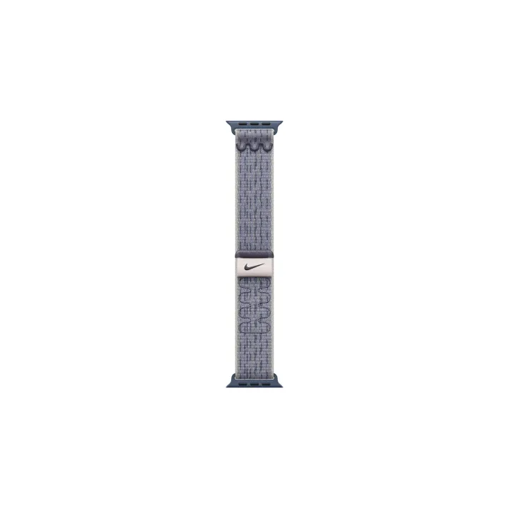 Apple Nike Sport Loop 46 mm gris-bleu