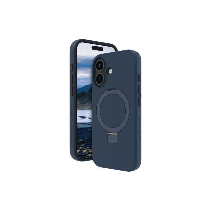 dbramante1928 Coque arrière Iceland Ultra D3O Kick iPhone 16 Plus Bleu