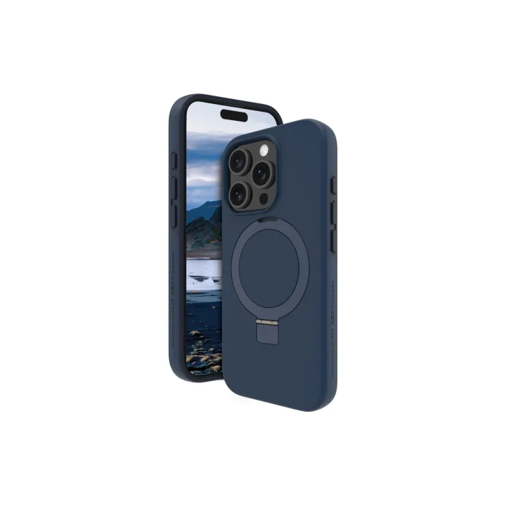 dbramante1928 Coque arrière Iceland Ultra D3O Kick iPhone 16 Pro Bleu