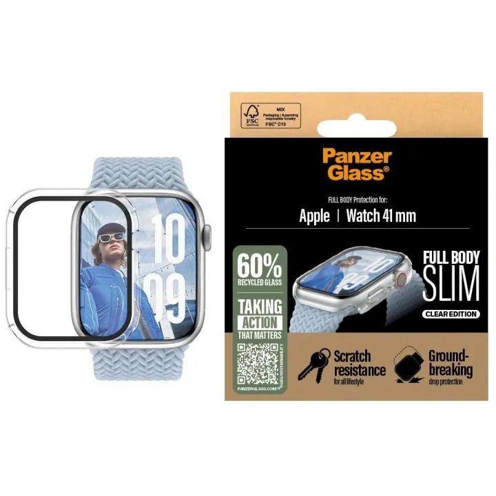 Panzerglass Full Body Protection Slim Apple Watch Series 10 42 mm Transparent