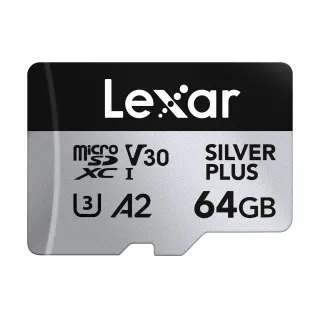 Lexar Carte microSDXC Professional Silver Plus 64 GB