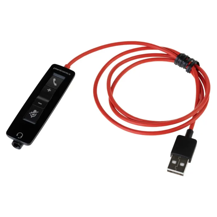 Poly Adaptateur En ligne pour Blackwire 5200 USB-A - jack 3.5 mm