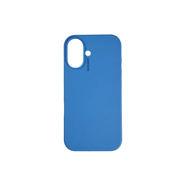 Nudient Coque arrière Base Case Magsafe iPhone 16 Bleu vibrant