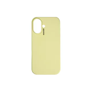 Nudient Coque arrière Base Case Magsafe iPhone 16 Jaune pâle