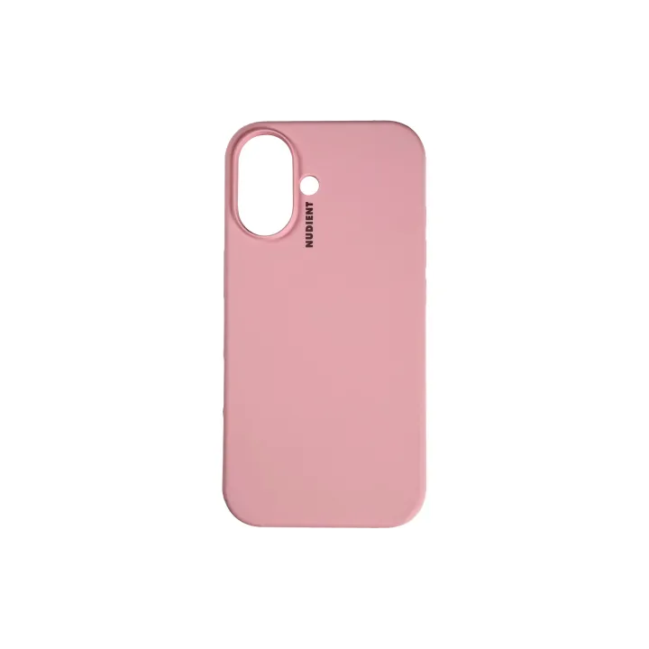 Nudient Coque arrière Base Case Magsafe iPhone 16 Bébé rose