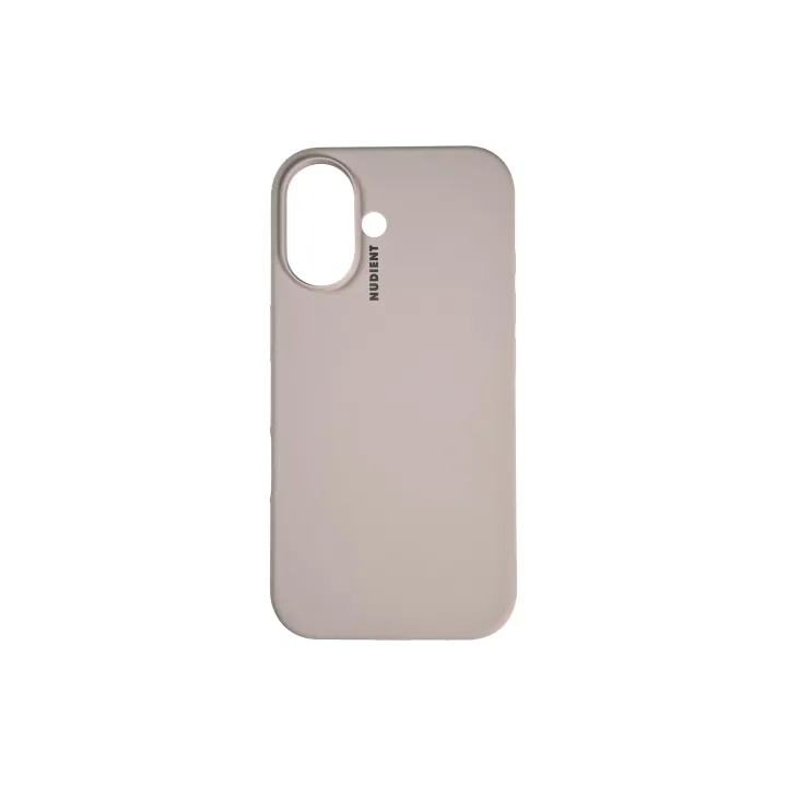 Nudient Coque arrière Base Case Magsafe iPhone 16 Plus Stone Beige