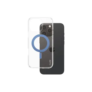 CARE Coque arrière Feature Kickstand iPhone 16 Pro Max Bleu