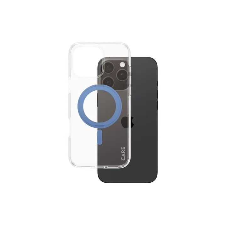 CARE Coque arrière Feature Kickstand iPhone 16 Pro Max Bleu