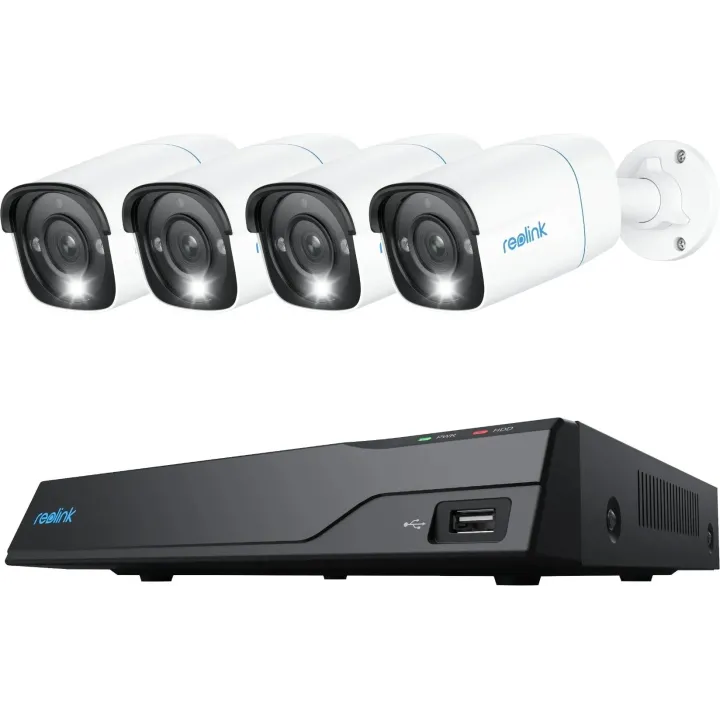 Reolink Kits de surveillance NVS8-8 MB4 Bullet, y compris disque dur de 2TB