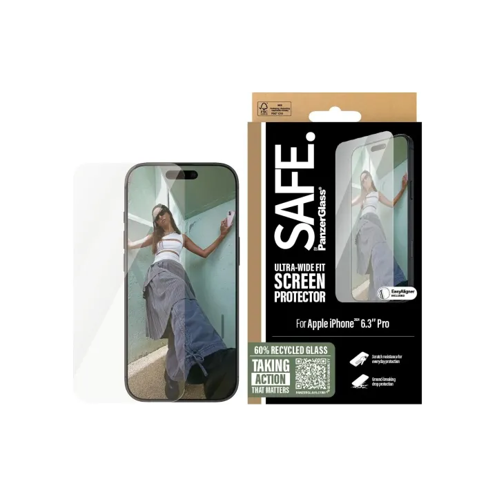 SAFE. Protection d’écran Ultra Wide Fit iPhone 16 Pro