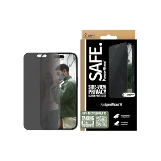 SAFE. Protection d’écran Ultra Wide Fit Privacy iPhone 15-iPhone 16