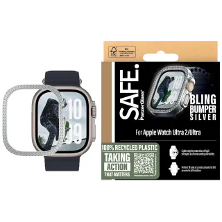 SAFE. Protection décran Bling Bumper Silver 46 mm