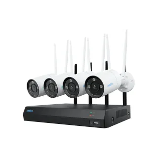 Reolink Kits de surveillance NVS12-8 MB4W 4K WiFi y compris 4 caméras et 2TB