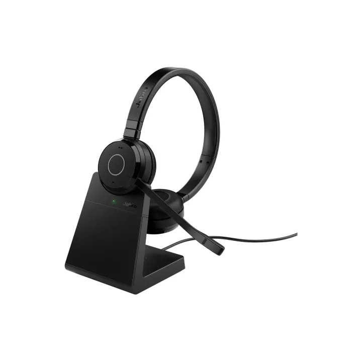 Jabra Casque Evolve 65 TE Stereo MS avec station de chargement