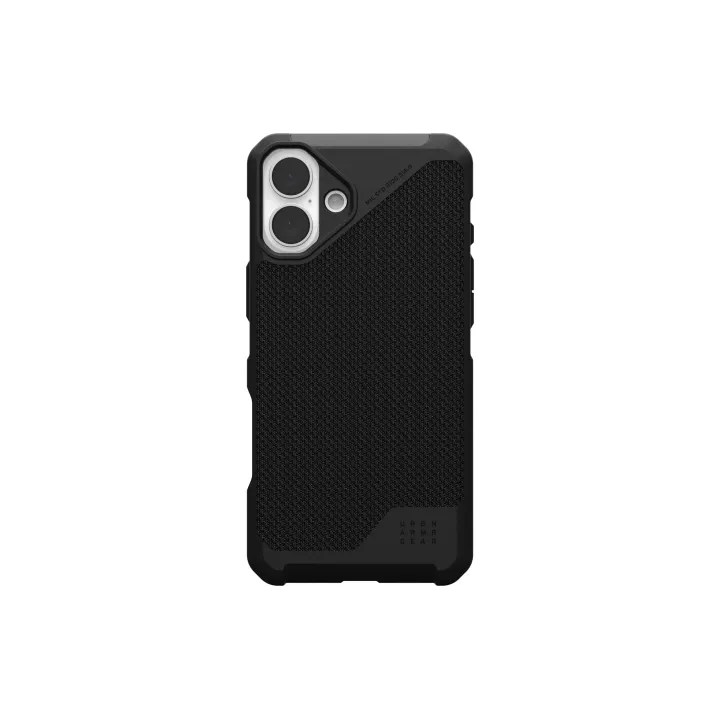 UAG Coque arrière Metropolis LT iPhone 16 Plus Kevlar Black